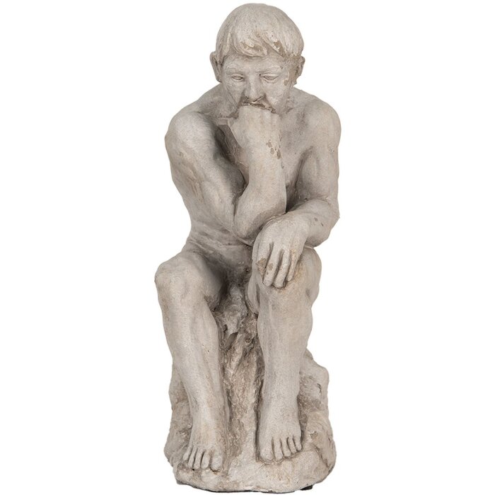 Clayre & Eef 6TE0493 Decorazione Uomo Grigio 16x12x31 cm