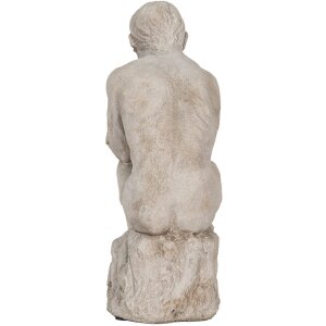 Clayre & Eef 6TE0493 Decorazione Uomo Grigio 16x12x31 cm