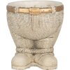 Clayre & Eef 6TE0496 Vaso per fiori da interno grigio Ø 15x17 cm