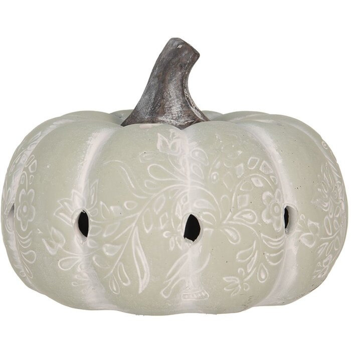 Clayre & Eef 6TE0497 Decorazione Zucca Verde Ø 23x18 cm