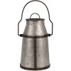 Clayre & Eef 6Y5408 Lattiera decorativa Grigio Marrone 21x20x31-44 cm