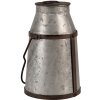 Clayre & Eef 6Y5408 Lattiera decorativa Grigio Marrone 21x20x31-44 cm