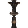 Clayre & Eef 6Y5454 Candeliere in oro nero Ø 11x30 cm Stile barocco