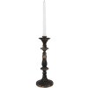 Clayre & Eef 6Y5454 Candeliere in oro nero Ø 11x30 cm Stile barocco