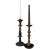 Clayre & Eef 6Y5454 Candeliere in oro nero Ø 11x30 cm Stile barocco