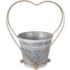 Clayre & Eef 6Y5469 Portapiante Grigio Oro 25x16x29 cm