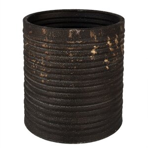 Clayre & Eef 6Y5476 Supporto per piante da interno nero Ø 29x53 cm
