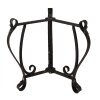 Clayre & Eef 6Y5476 Supporto per piante da interno nero Ø 29x53 cm