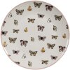 Clayre & Eef BPDDP Piatto da tavola Bianco Rosa Ø 20x2 cm
