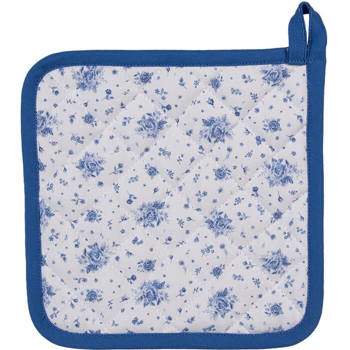 Clayre & Eef BRB45 Presina Beige, Blu 20x20 cm