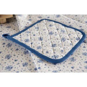 Clayre & Eef BRB45 Presina Beige, Blu 20x20 cm