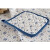 Clayre & Eef BRB45 Presina Beige, Blu 20x20 cm