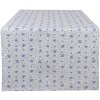 Clayre & Eef BRB64 Runner da tavola Beige, Blu 50x140 cm