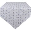 Clayre & Eef BRB65 Runner da tavola Beige, Blu 50x160 cm