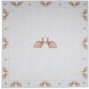 Clayre & Eef BSLC01 Tovaglia Beige Brown 100x100 cm