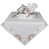 Clayre & Eef BSLC01 Tovaglia Beige Brown 100x100 cm