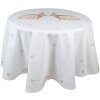 Clayre & Eef BSLC07 Tovaglia Beige Brown Ø 170 cm