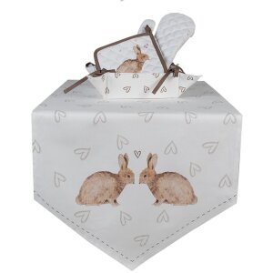 Clayre & Eef BSLC45 Portapentole Beige Brown 20x20 cm