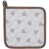 Clayre & Eef BSLC45 Portapentole Beige Brown 20x20 cm