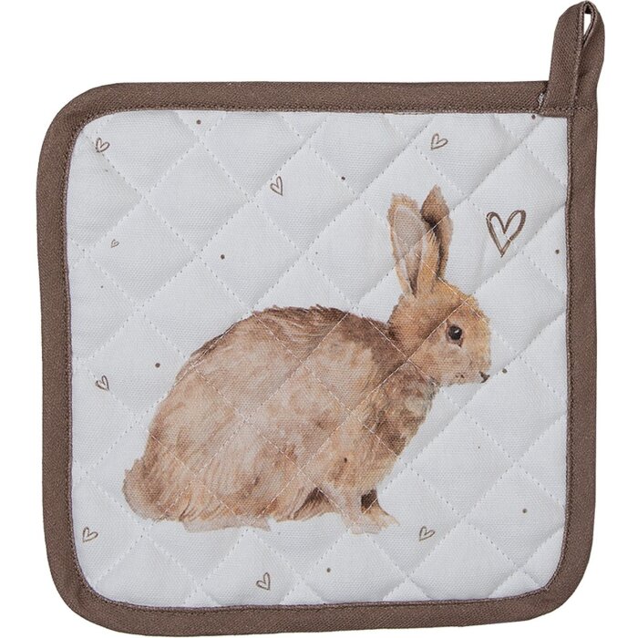 Clayre & Eef BSLC45K Portapentole Bambino Beige Marrone 16x16 cm