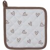 Clayre & Eef BSLC45K Portapentole Bambino Beige Marrone 16x16 cm