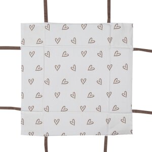 Clayre & Eef BSLC47 Cestino per pane Beige Brown 35x35x8 cm