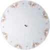 Clayre & Eef BSLC48 Asciugamano da tè Beige Brown Ø 80 cm