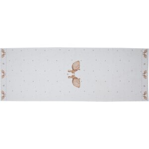 Clayre & Eef BSLC64 Runner da tavola Beige Brown...
