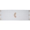 Clayre & Eef BSLC64 Runner da tavola Beige Brown 50x140 cm Cotone Bunny Country House