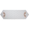 Clayre & Eef BSLC65 Runner da tavola Beige Brown 50x160 cm