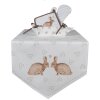 Clayre & Eef BSLC65 Runner da tavola Beige Brown 50x160 cm