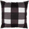 Clayre & Eef BWX23 Copricuscino nero bianco Merry Christmas 45x45 cm