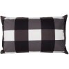 Clayre & Eef BWX36-5 Copricuscino Bianco Nero 30x50 cm