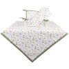 Clayre & Eef CFL01 Tovaglia quadrata bianca 100x100 cm