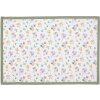 Clayre & Eef CFL40 Set di 6 tovagliette bianche, verdi 48x33 cm