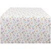 Clayre & Eef CFL64 Runner da tavola bianco 50x140 cm