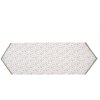 Clayre & Eef CFL65 Runner da tavola bianco 50x160 cm