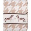Clayre & Eef DHL60 Plaid Marrone Bianco 130x170 cm