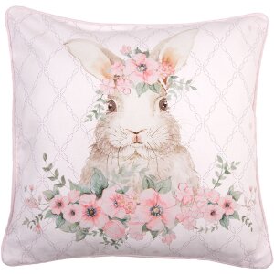Clayre & Eef FEB21-1 Copricuscino Rosa 40x40 cm...