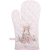 Clayre & Eef FEB44-1 Guanti da forno rosa 18x30 cm