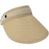 Juleeze JZCAP0008BE Visiera da sole da donna beige