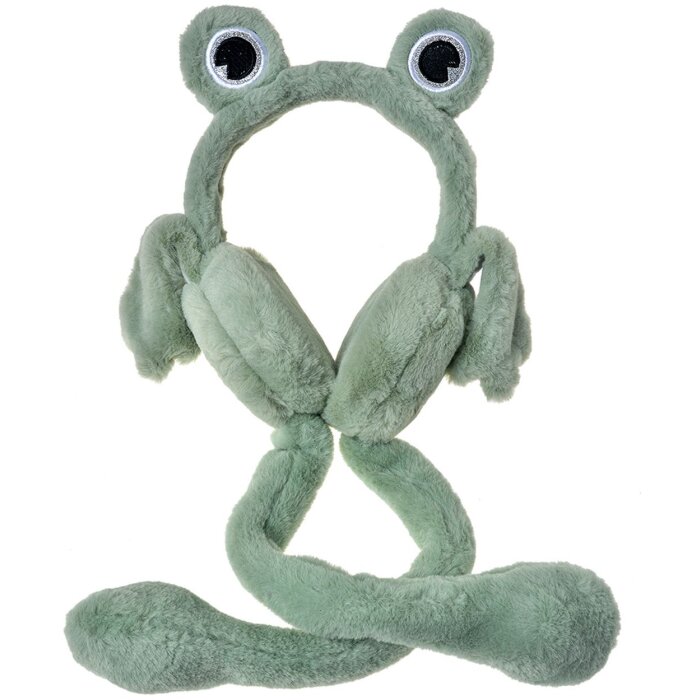 Juleeze JZCEW0010GR Scaldacollo per bambini con orecchie mobili verde