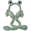 Juleeze JZCEW0010GR Scaldacollo per bambini con orecchie mobili verde