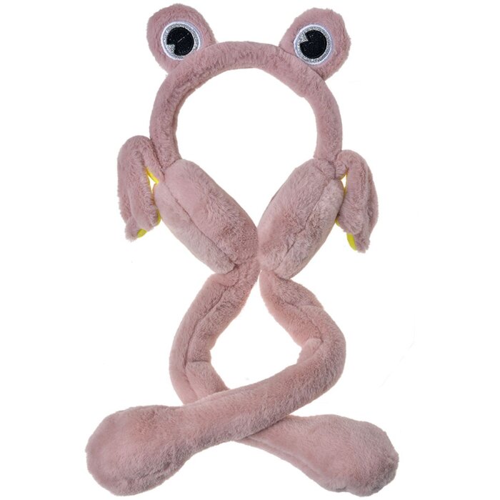 Juleeze JZCEW0010P Scaldaspiriti per bambini con orecchie mobili Rosa