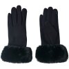 Juleeze JZGL0043Z Guanti invernali neri 8x24 cm