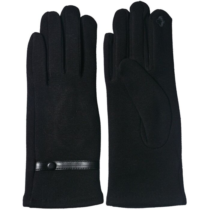 Juleeze JZGL0047Z Guanti invernali neri 8x24 cm