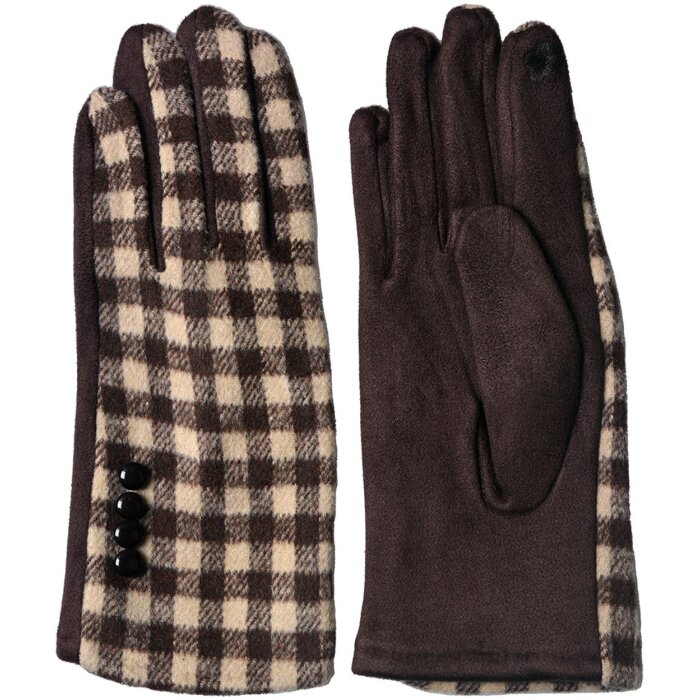 Juleeze JZGL0051CH Guanti invernali marrone 9x24 cm