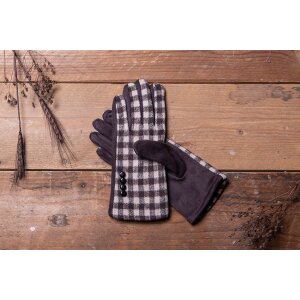 Juleeze JZGL0051CH Guanti invernali marrone 9x24 cm