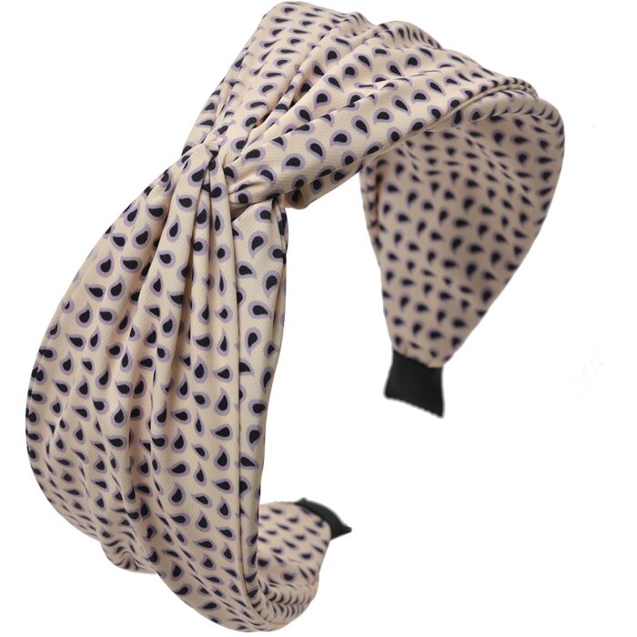 Juleeze JZHB0121W Fascia per capelli donna bianco nero