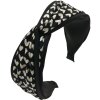 Juleeze JZHB0122Z Fascia per capelli donna nero bianco